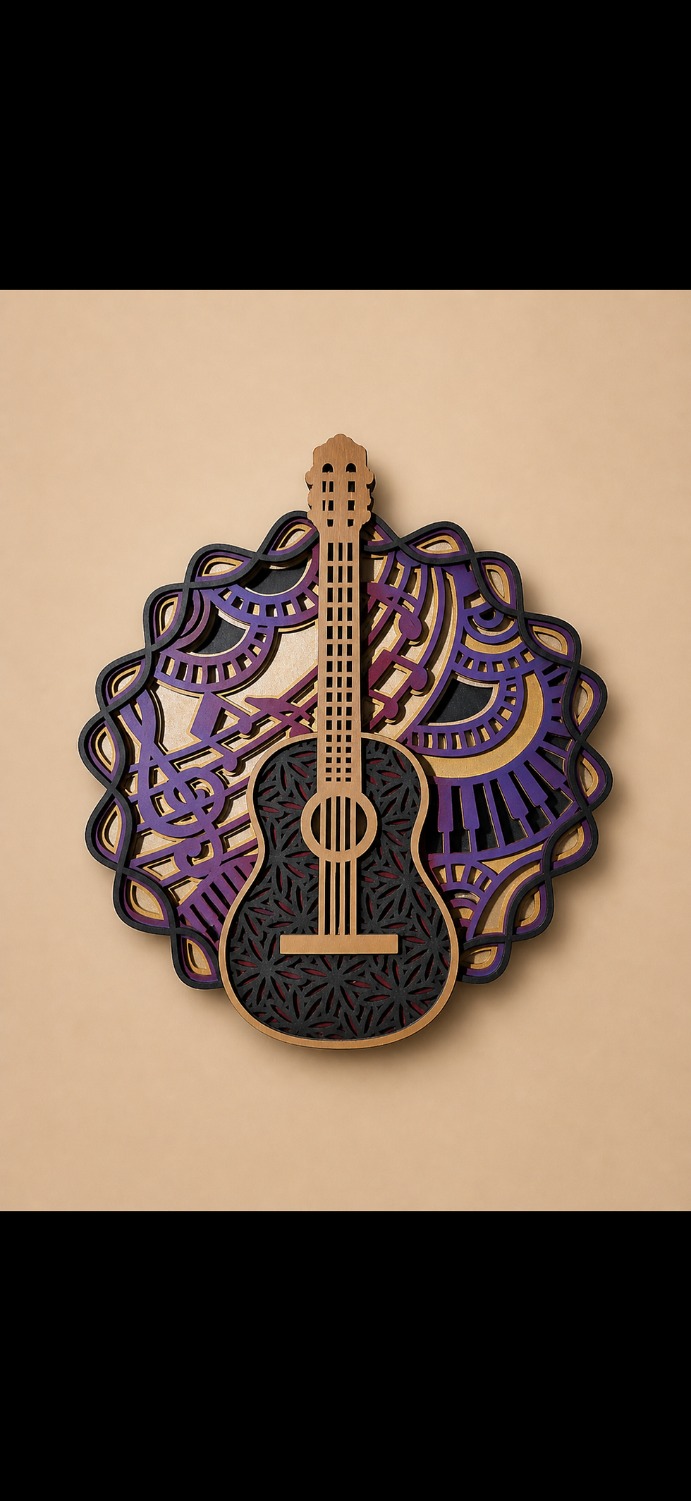 Thumbnail: 3D- Wall-art- Guitars