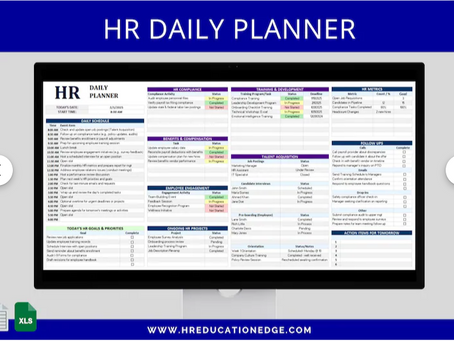 Why Every HR Professional Needs an HR Daily Planner in 2025