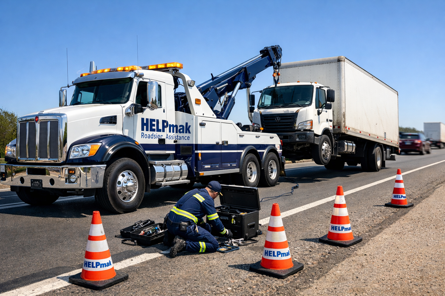 Serviço de Socorro e Guincho de caminhões