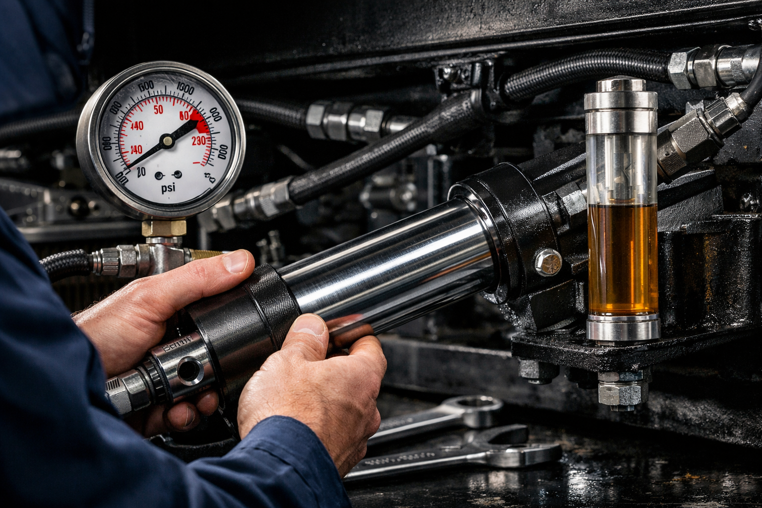 Reparo e manutenção de Sistemas Hidráulicos