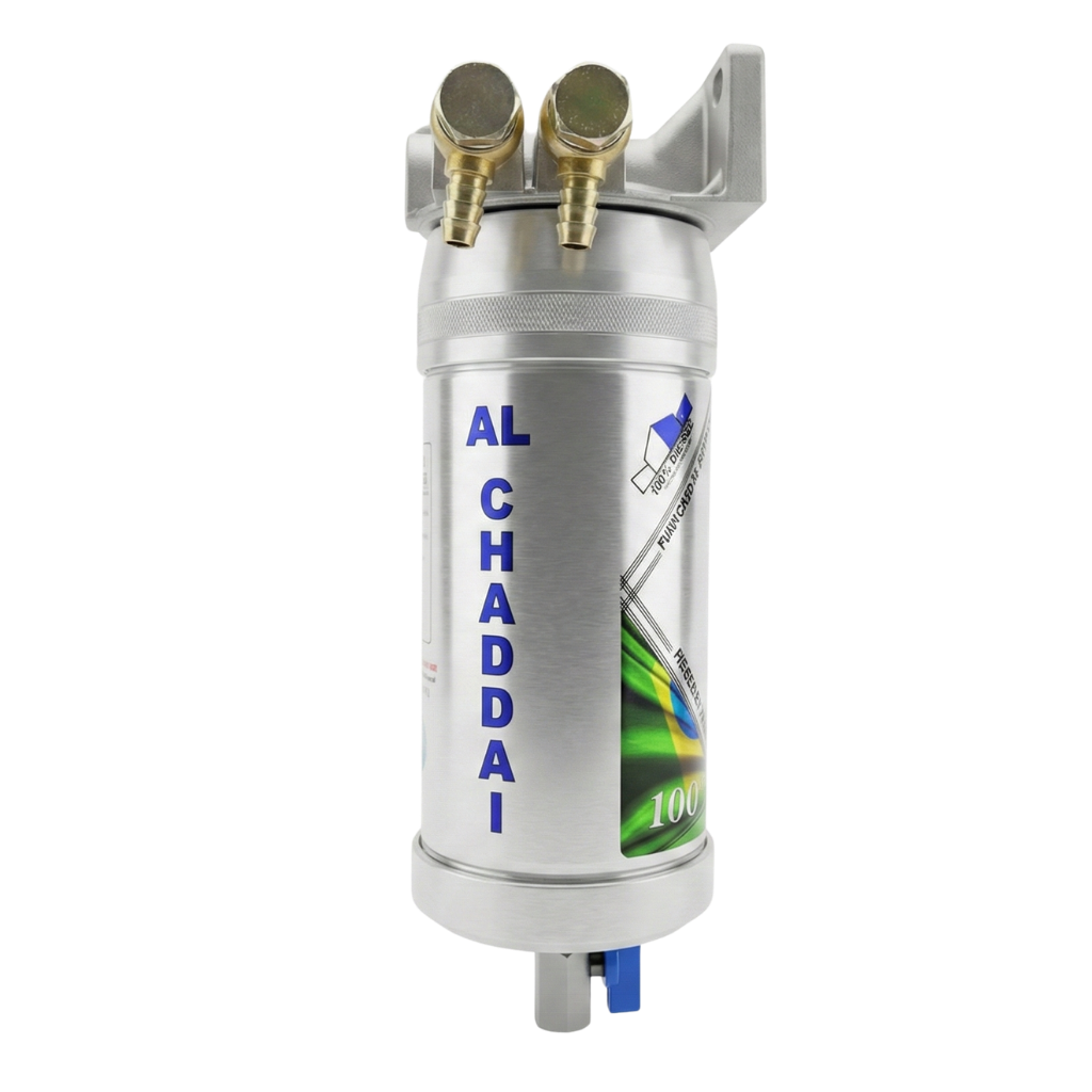 Filtro Hidrofóbico Al Chaddai instalado em caminhão