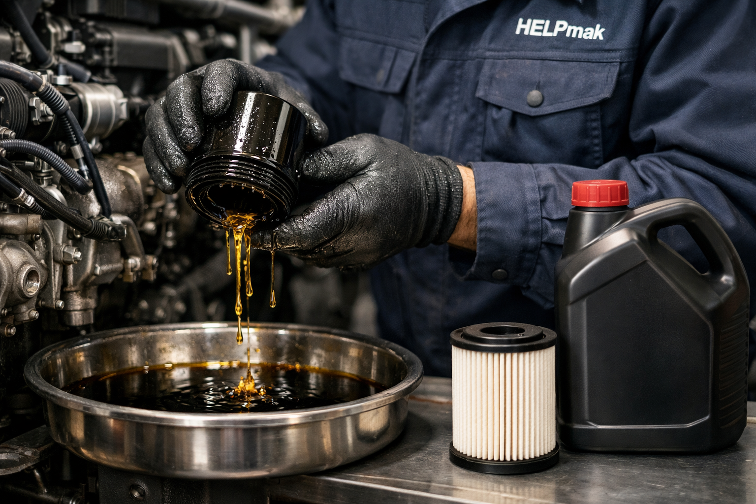 Troca de Óleo e Filtros com produtos homologados