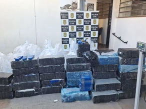 Polícia apreende mais de 1 tonelada de maconha em carreta na SP-280 em Porangaba