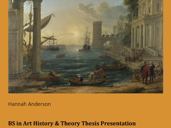 Virtual Art History and Theory Thesis Presentation