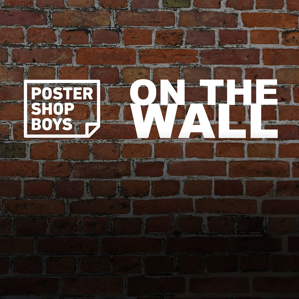 Poster Shop Boys On the Wall blog