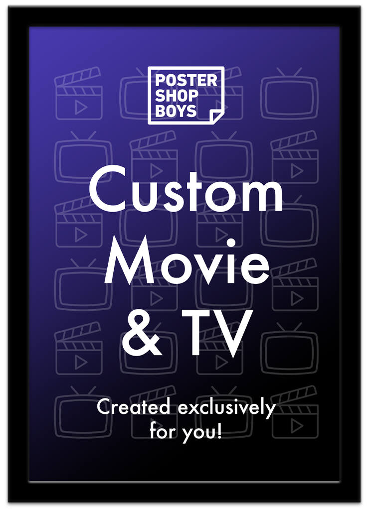 Custom illustrated movie poster created exclusively for you — original film art print, Poster Shop Boys