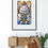 Thumbnail: Unique The King of Cats Art Poster - Decorative Home Wall Art