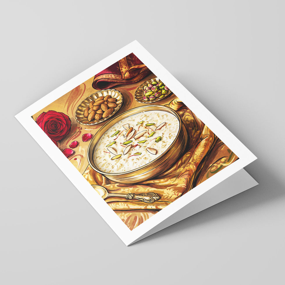 Poster Shop Boys Kheer illustrated greeting card, front of the card. Shop now