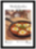 Poster Shop Boys Shakshouka — Maghrebi illustrated world cuisine poster displayed in black frame. Shop now