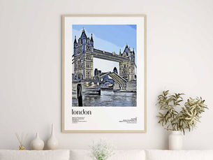 Why Illustrated City Posters Beat Photography Prints