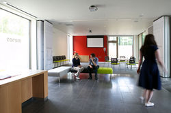 Woman walking across room_MOD