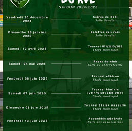 A vos agendas ! Voici les évènements du RVL :