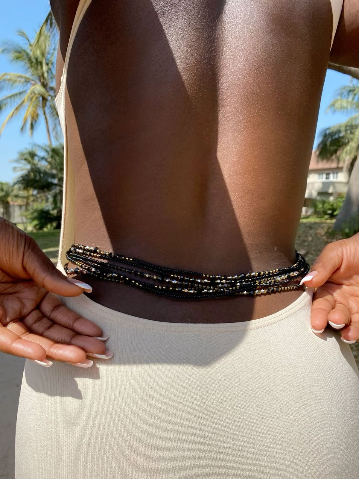 Cultual African waist beads