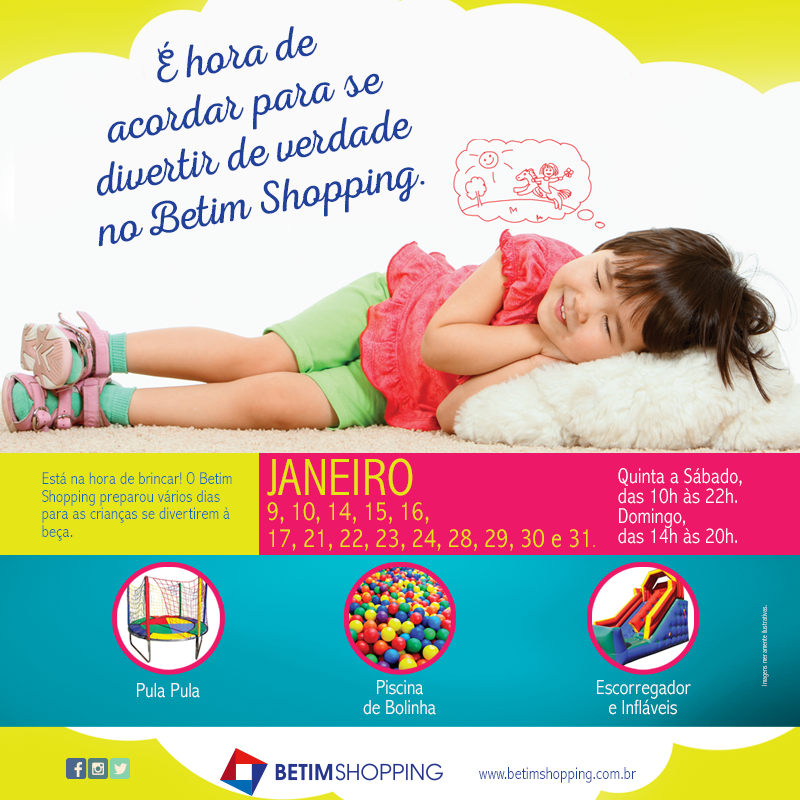 Férias no Betim Shopping