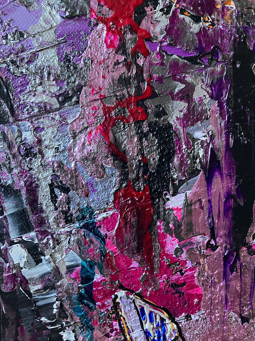 Miniature : Illusion iridescente - 30x30