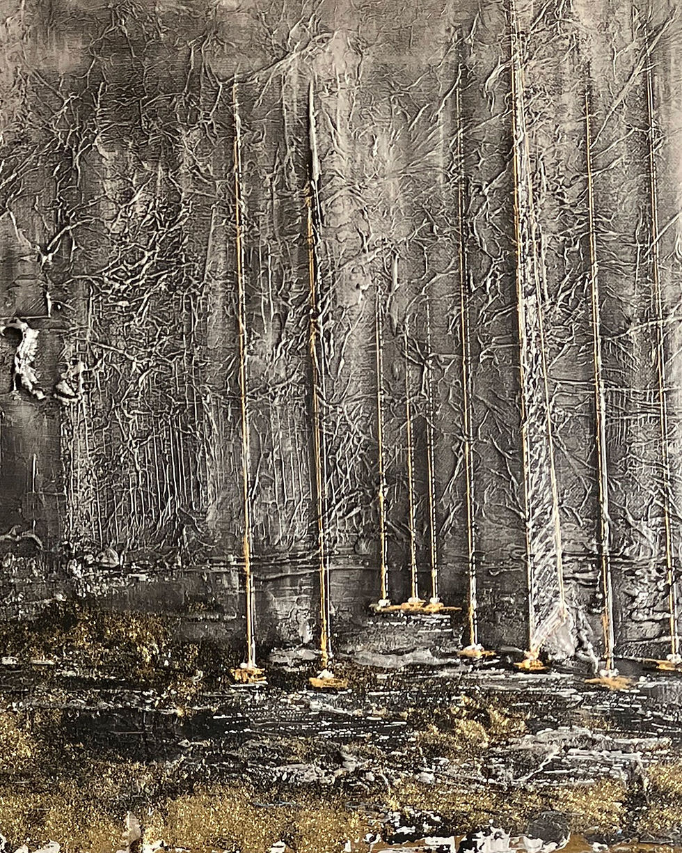 Miniature : Fusion nocturne - 60x60