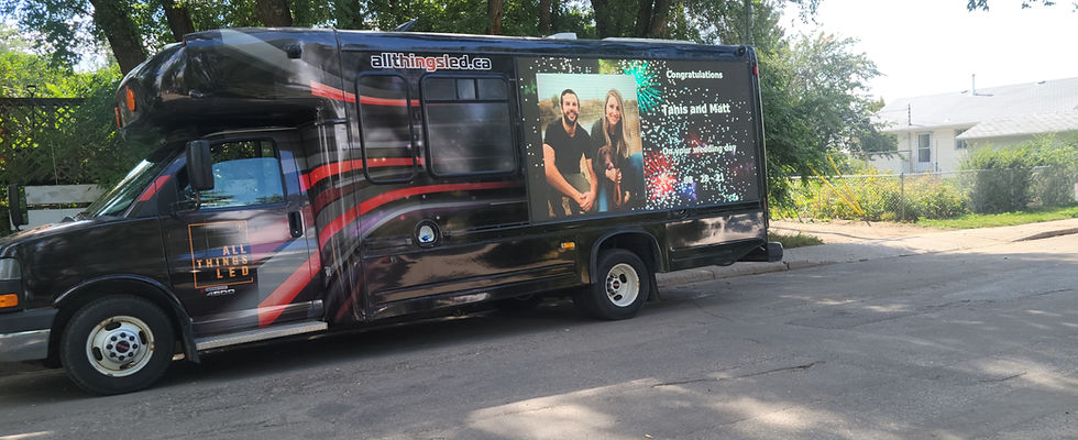 LED Van Wedding