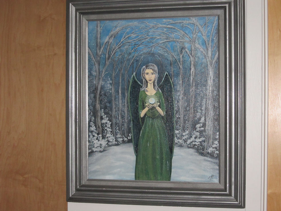 Thumbnail: "Evergreen Faerie" forest fairy art