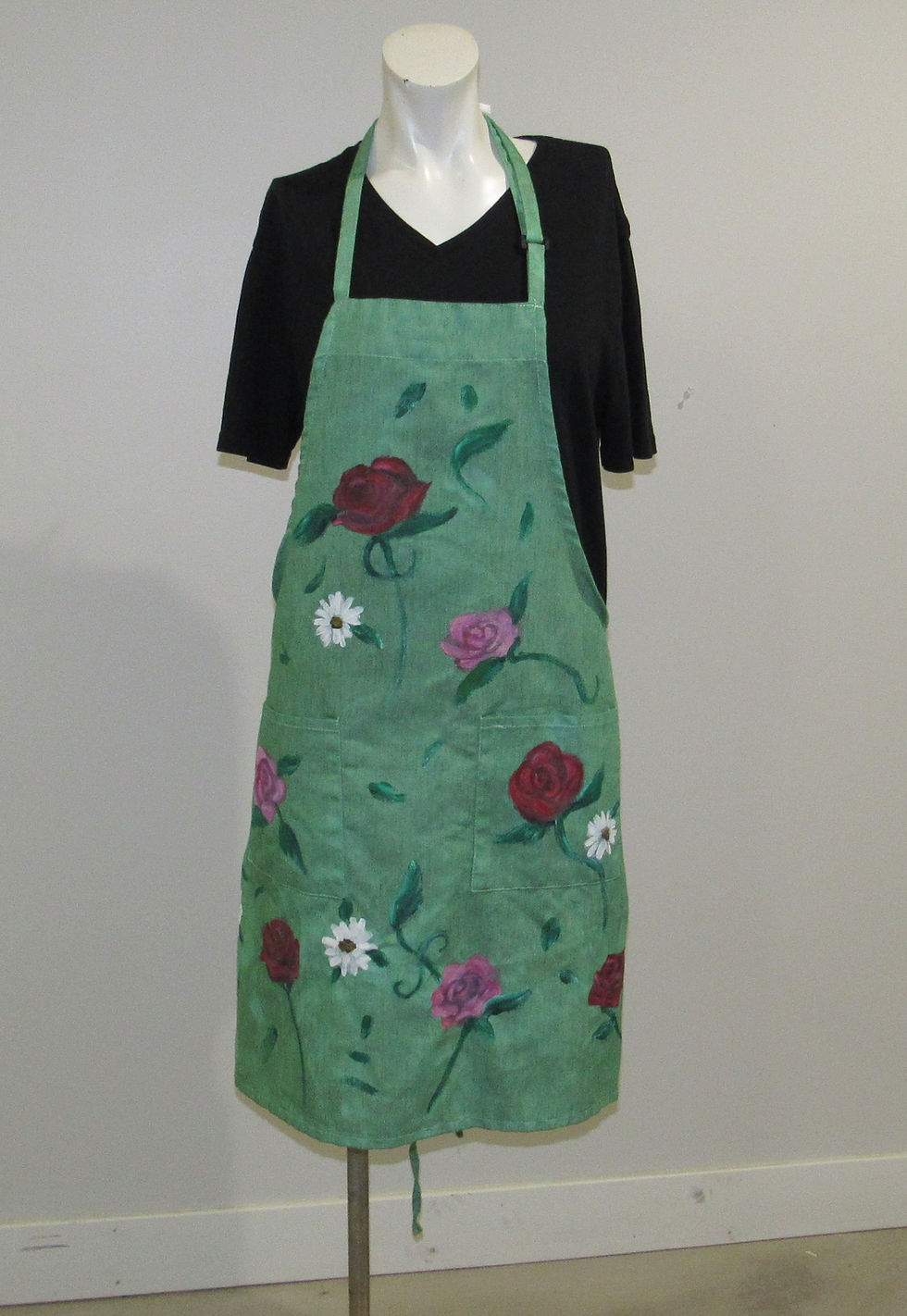 Thumbnail: "Rose Garden" hand painted Apron