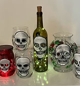 skulls and roses
