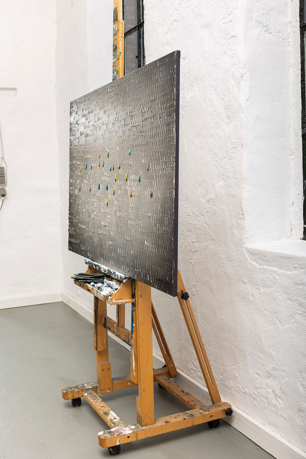 Miniaturbild: Pixels / Grau / 140 x 90 cm