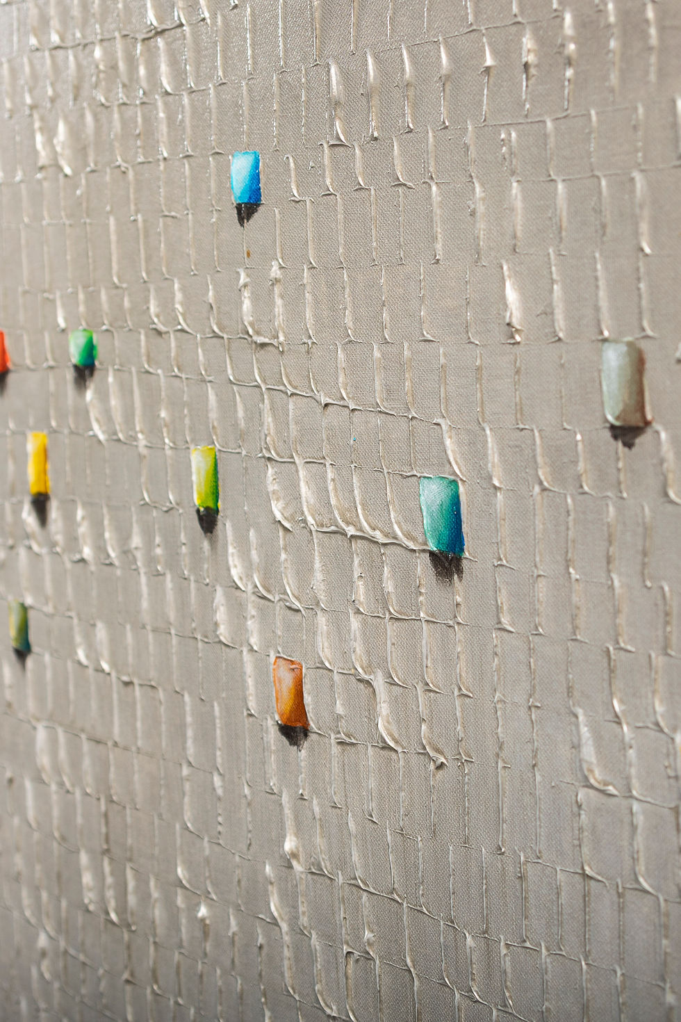 Miniaturbild: Pixels / Grau / 140 x 90 cm