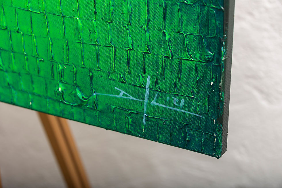 Miniaturbild: Pixels / Grün / 140 x 90 cm