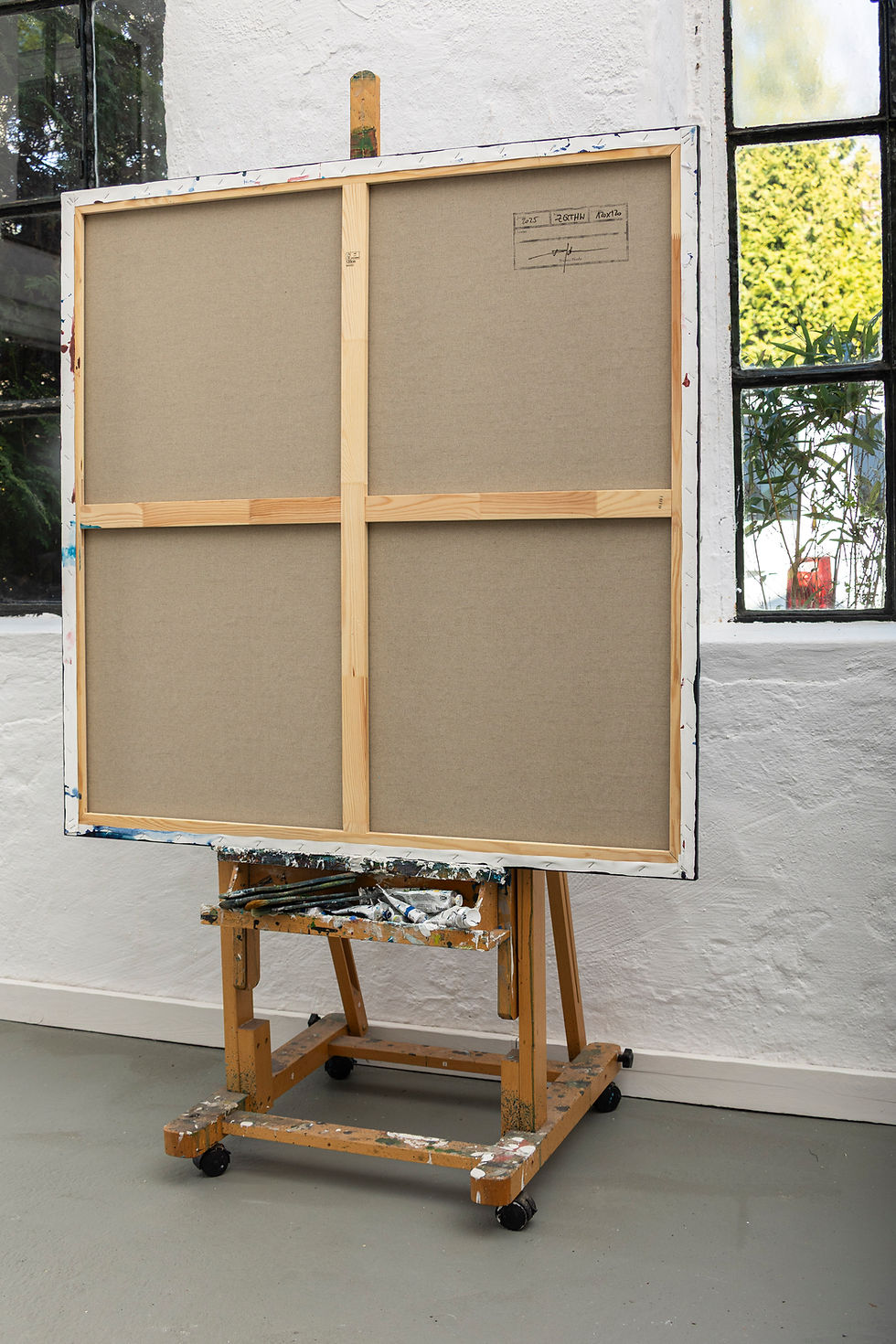 Miniaturbild: Pixels / Blau / 120 x 120 cm