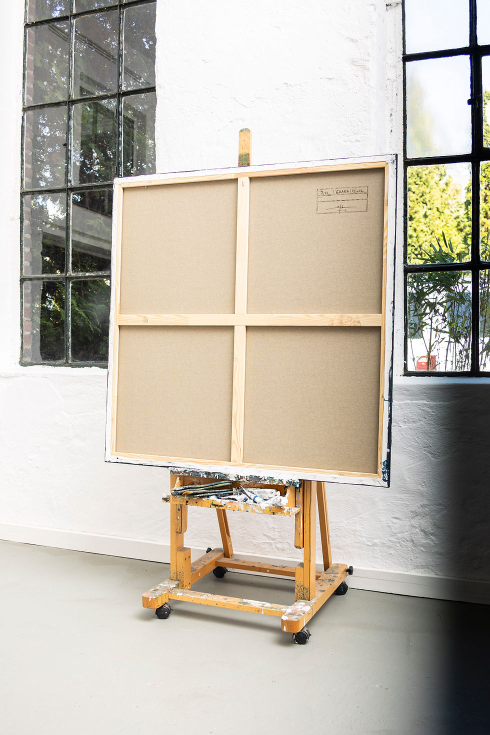 Miniaturbild: Pixels / Blau / 120 x 120 cm