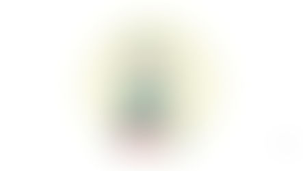 Sketch of ornate throne-like chair with green and pink paint drips inside a pale yellow circle on a white background, calm mood.