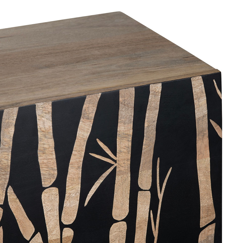 Thumbnail: Bamboo Four-Door Sideboard