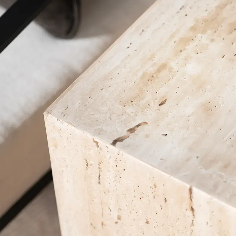 Thumbnail: Palemero Travertine End Table