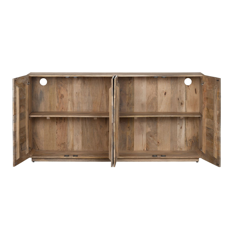 Thumbnail: Bamboo Four-Door Sideboard