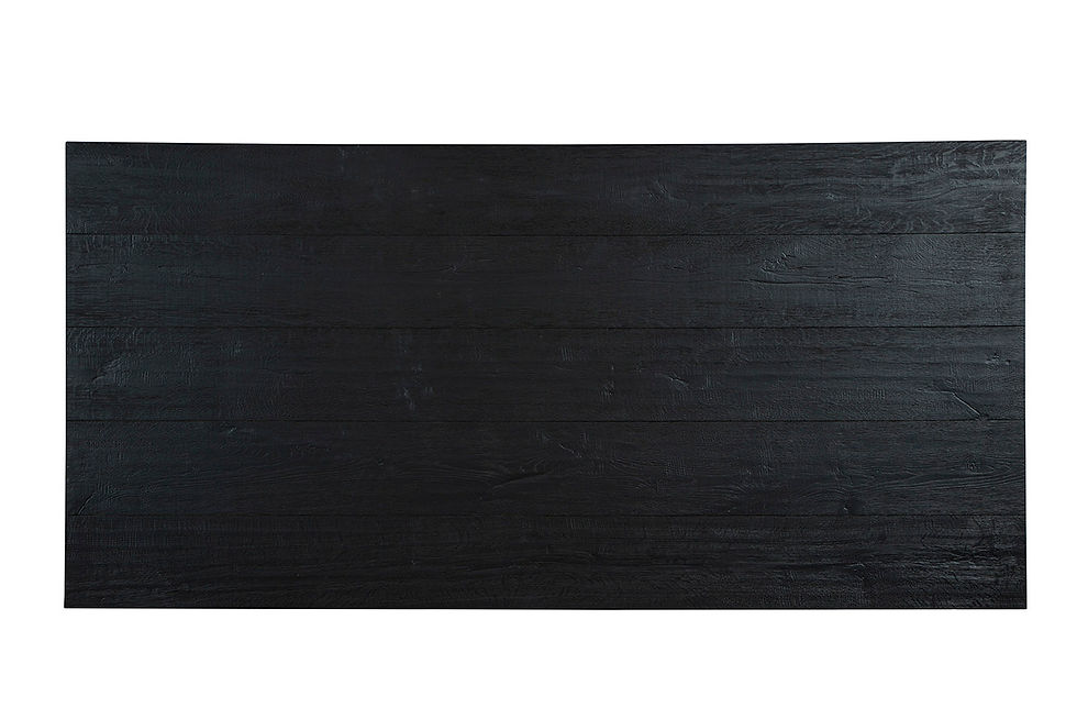Thumbnail: Black Wishbone Dining Table