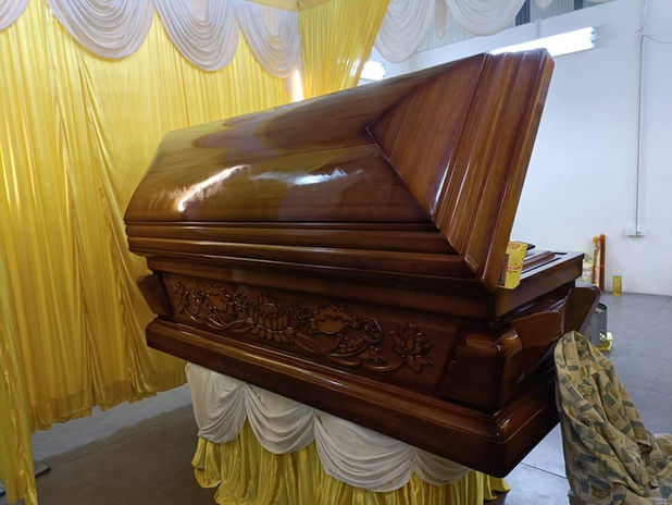 BURIAL COFFIN