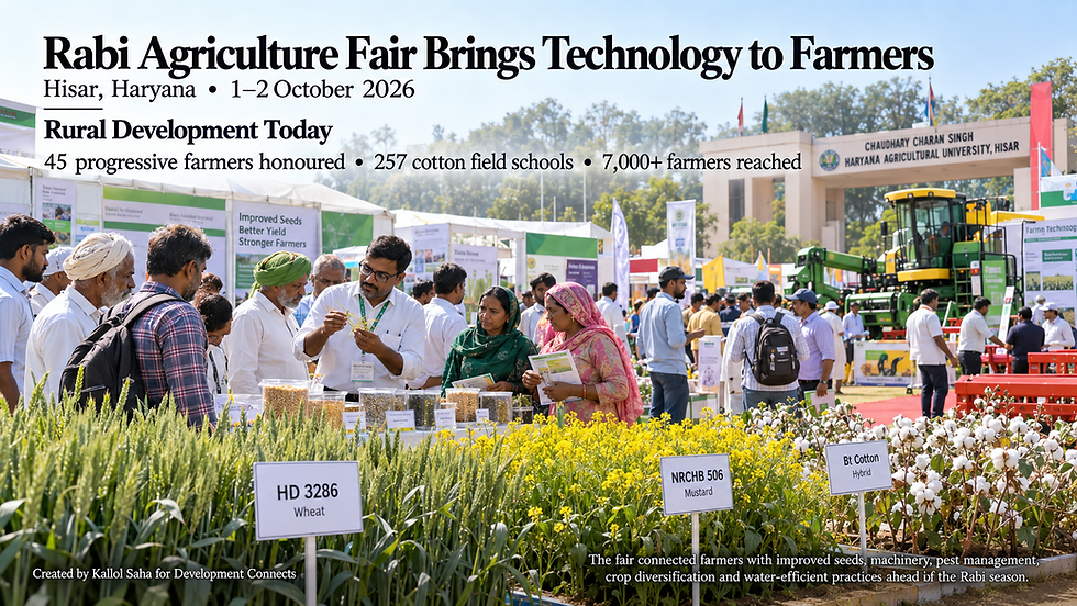 Haryana Rabi Agriculture Fair Connects Farmers with Technology