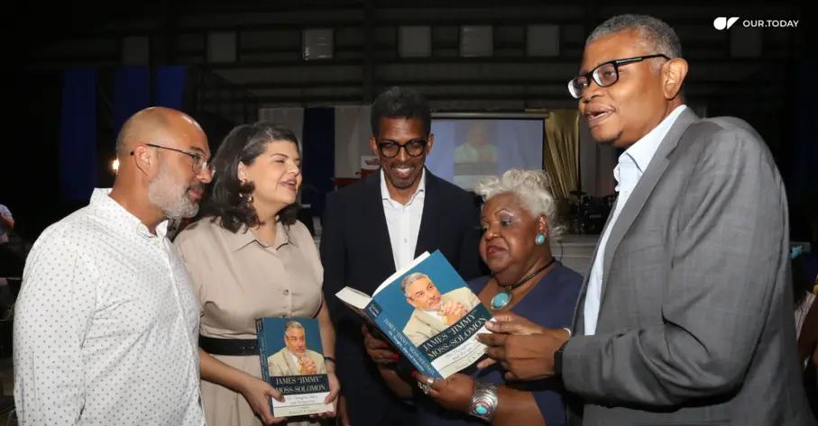 ‘Jimmy Moss Solomon, His Thoughts, Ideas and Perspectives‘ by Glynis Salmon book launch at JC