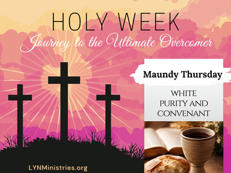 holy week maundy thursday