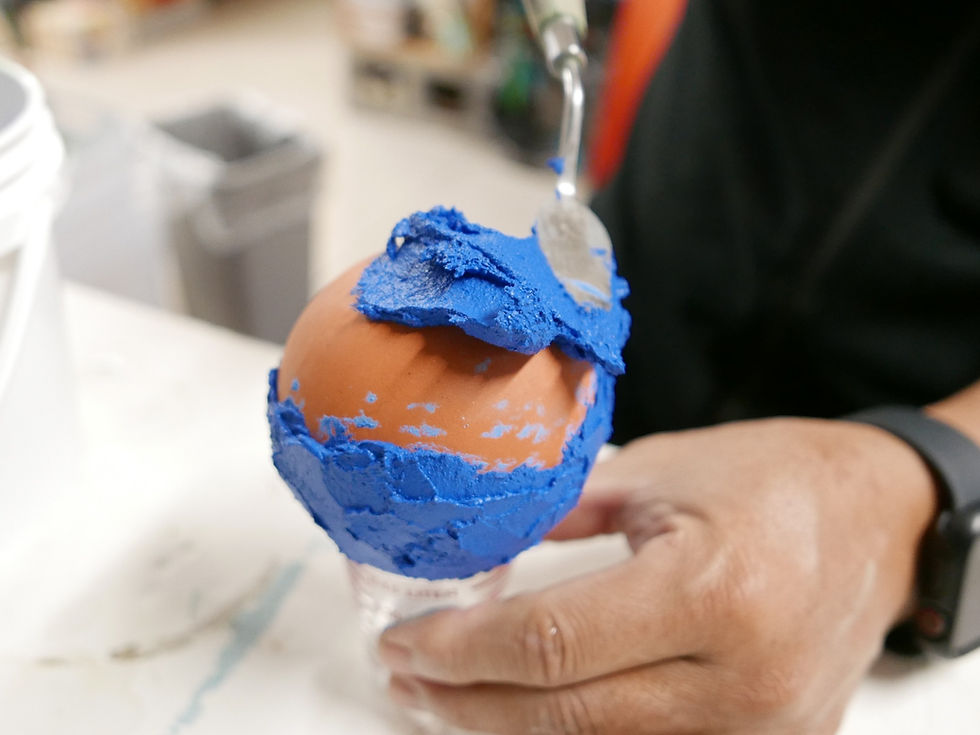 美麗的 Tadelakt 冷瓷小球