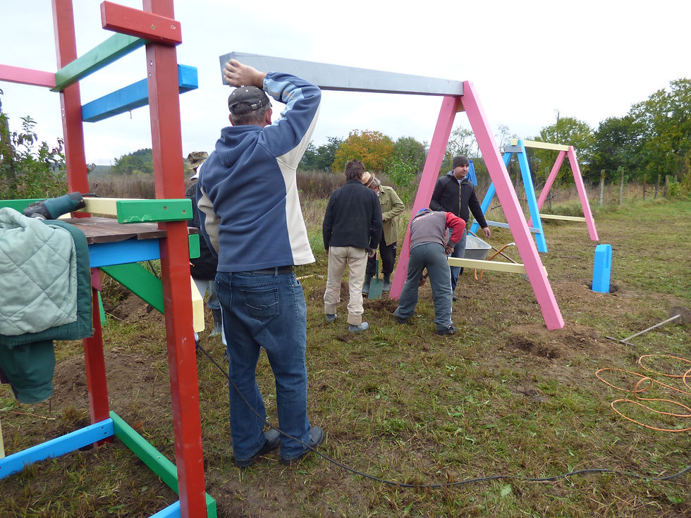 Building new playground