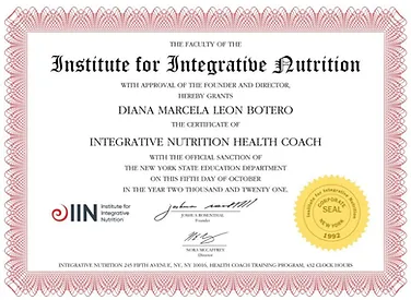Integrative Nutition Health Coach