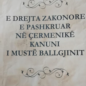 Një zë i ri për një botë të vjetër: Nxënësja e gjimnazit “Oso Kuka” prek me reflektimin e saj për Çermenikën dhe Kanunin