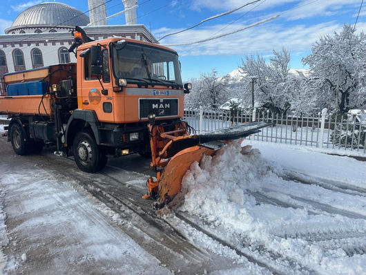 Librazhdi under snow, Municipality on full alert: emergencies and OSSH on the ground