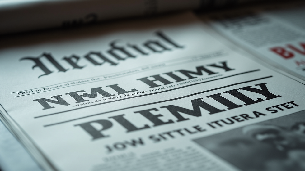 Close-up view of a sports newspaper with headlines and scores