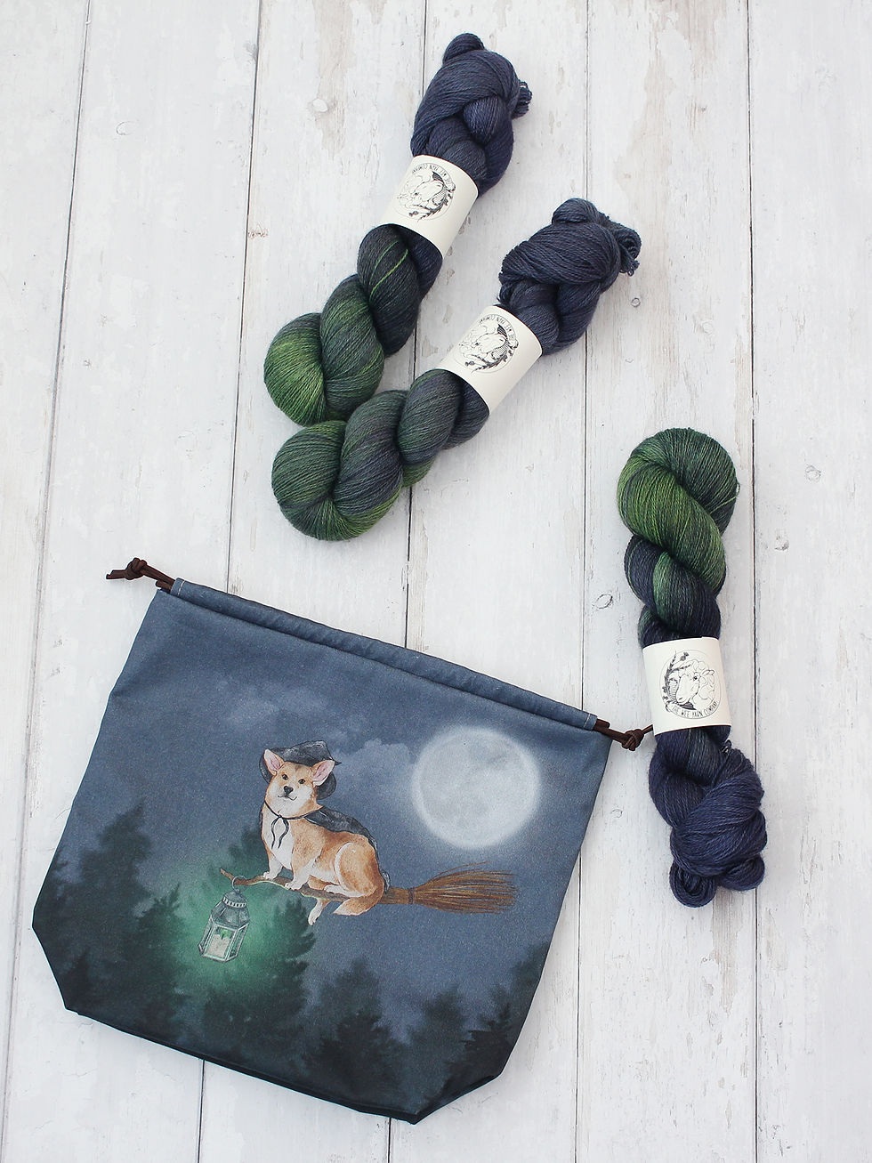 Thumbnail: Witchy Winnie Club | Project Bag & Yarn