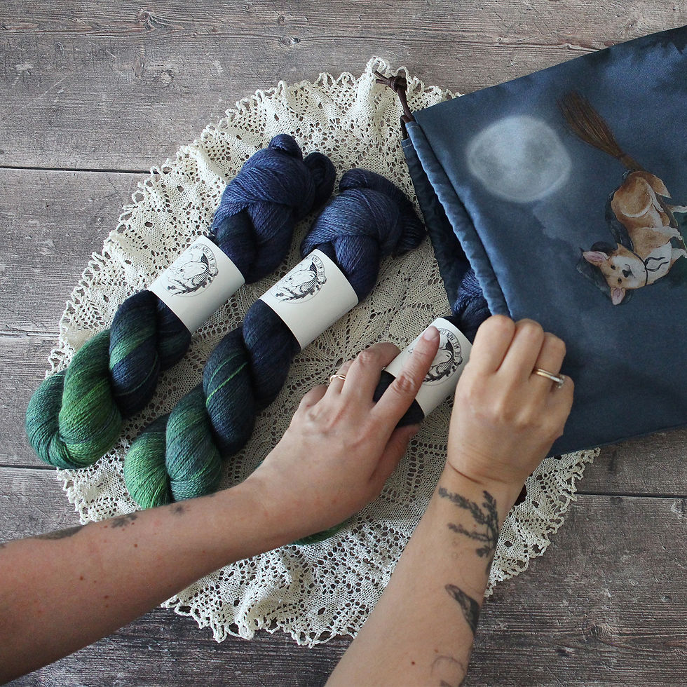 Thumbnail: Witchy Winnie Club | Project Bag & Yarn