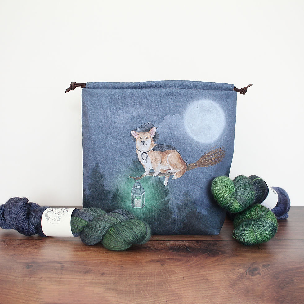 Thumbnail: Witchy Winnie Club | Project Bag & Yarn