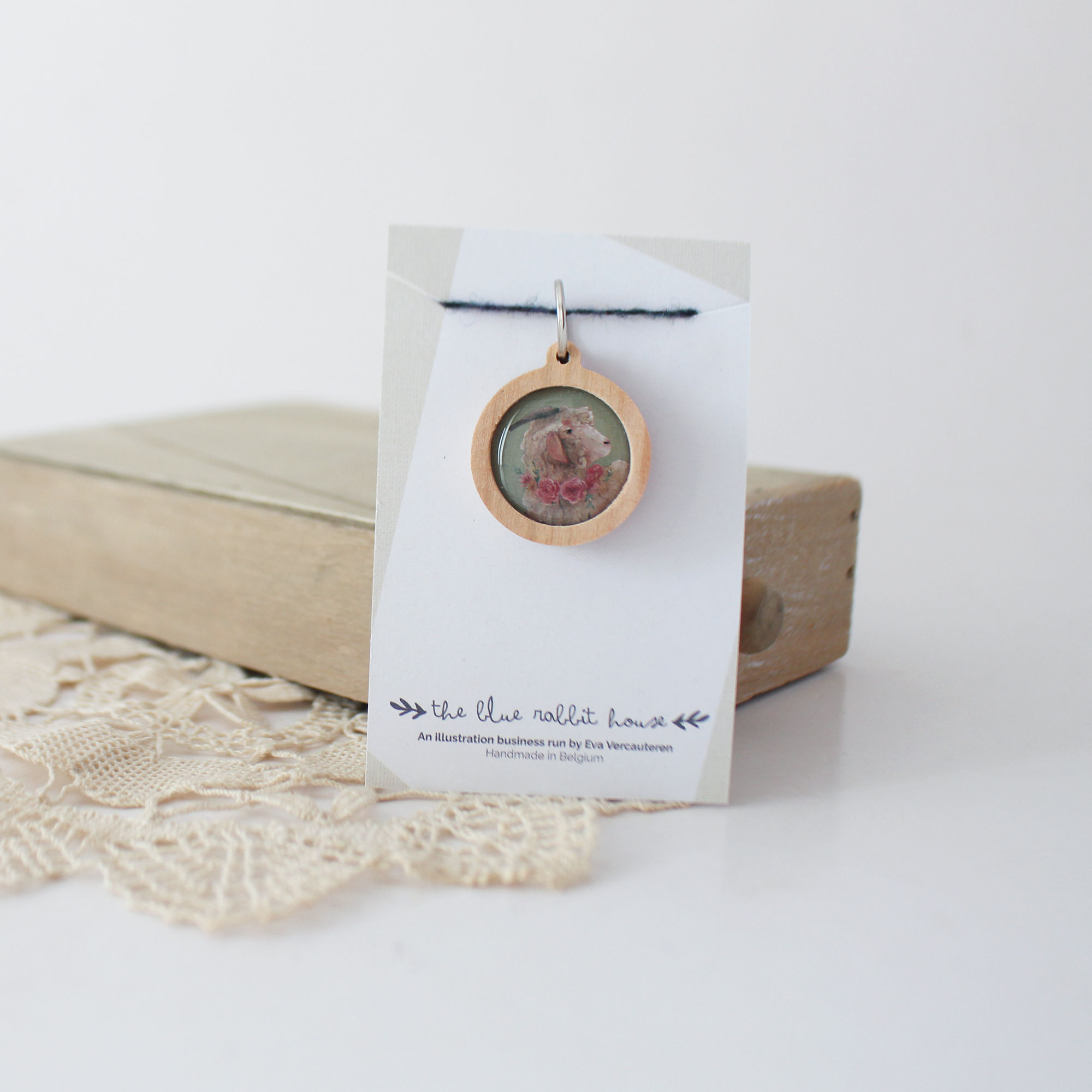 Valerie | Wooden Stitch Marker
