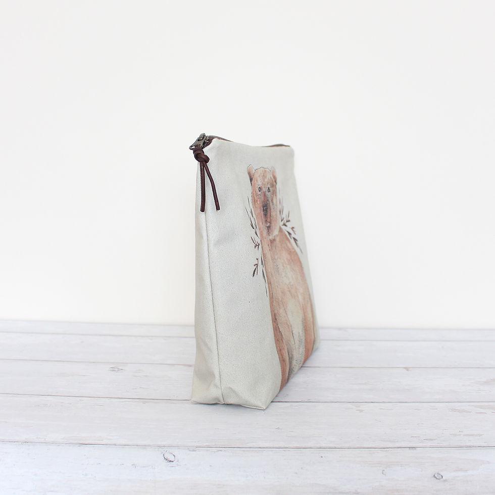 Thumbnail: Bruno | Extra Large Zipper Pouch with Inside Pockets