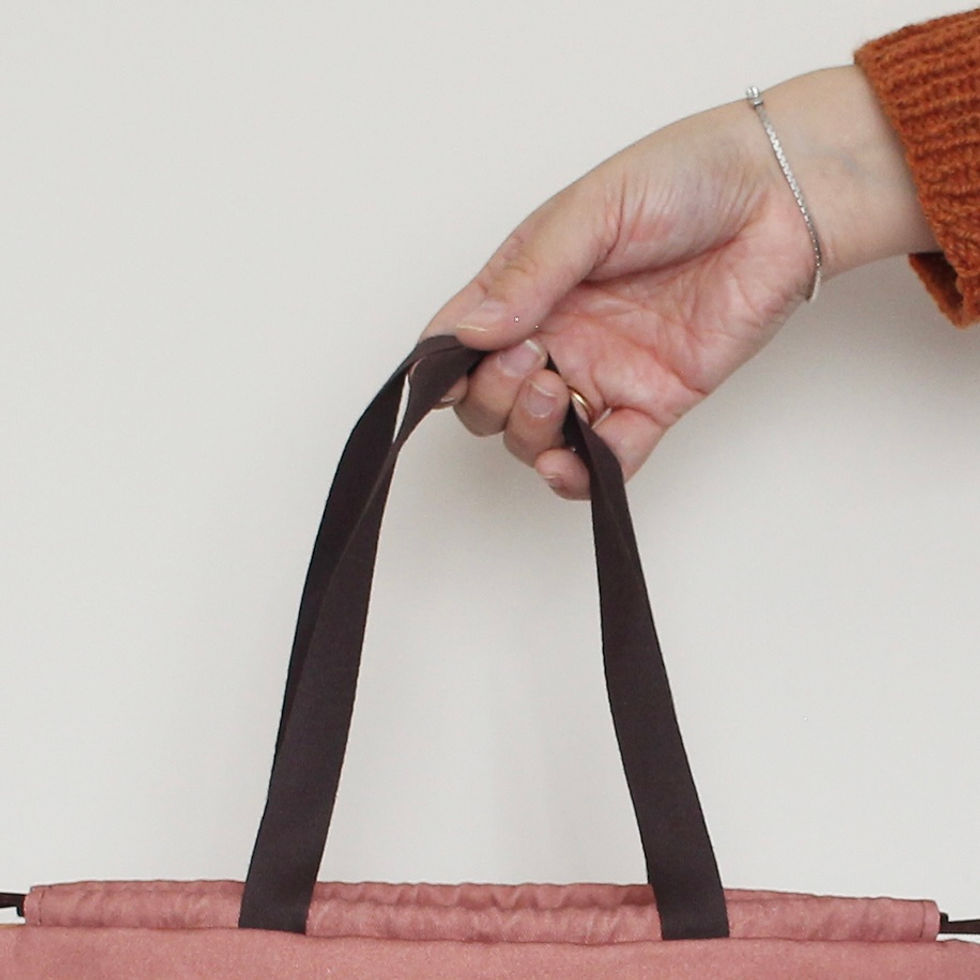 Thumbnail: Lena | Project Bag with Detachable Strap and Cotton Handles